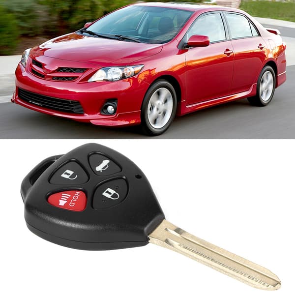 Bilfjärrnyckel 4-knappar GChip GQ429T Passar för Corolla 2010-2012
