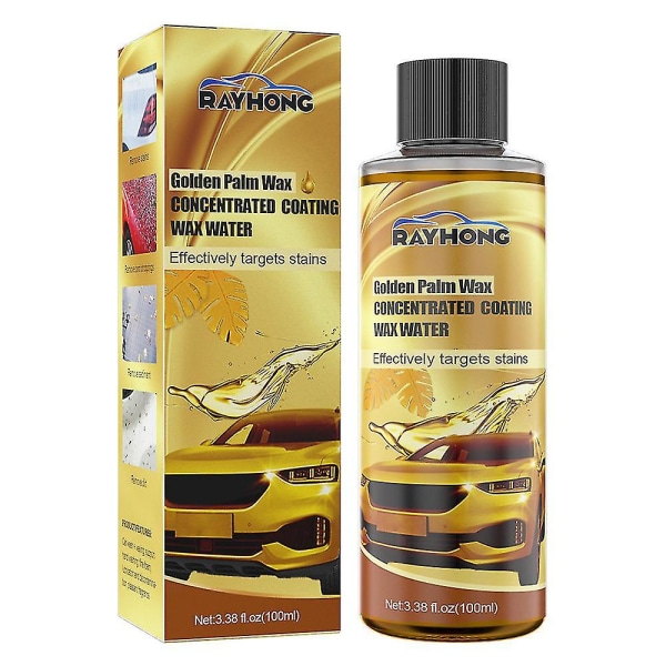100ml Golden Palm Wax Geconcentreerde Coating Wax Water Auto Targets Stains Cleaner