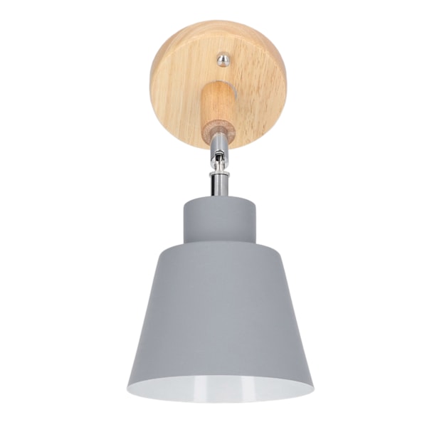 Vegglamper Moderne minimalistisk stil Trekunst Dekorativ grå vegglampe med bryter for baderom 100 til 240V EU-kontakt