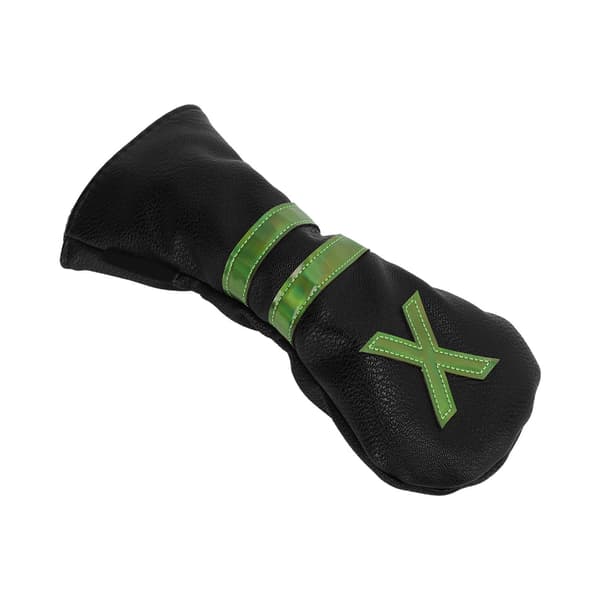 PU Waterproof Golf Head Covers Inner Thickened Plush Durable Golf Wood Head Covers Black