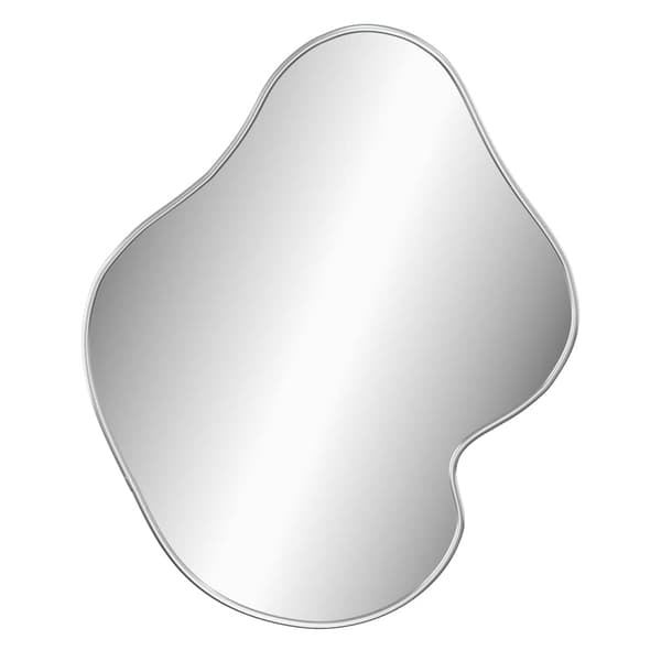 vidaXL Veggspeil sølv 50x40 cm Silver 1820