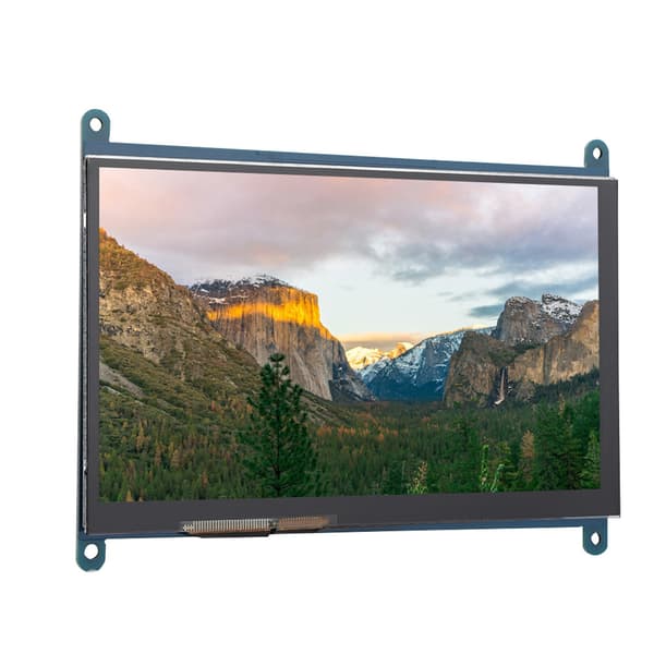 High Definition 7-tommers LCD HDMI-skjerm med kapasitiv berøring for Raspberry Pi
