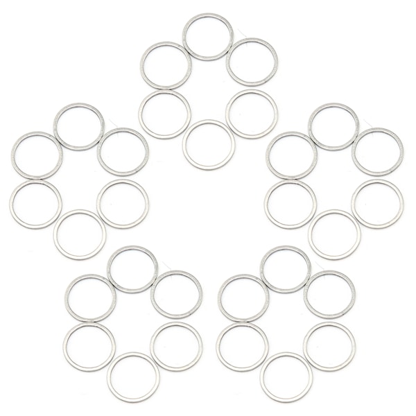 30 st Metal Open Bezel Hängen Craft DIY Rund ihålig ram för Resin Smycken MakingRound S