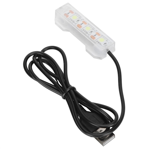 Litet Aquarium Vattenväxt Light Desktop Fish Tank Mini Dekoration Mjuk LED-lampa