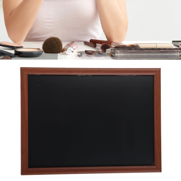 Kosmetisk Makeup Organizer Tavle Multifunktionel Magnetisk Sort Tavle Opbevaringsskammel til Hjem Soveværelse 30x40cm/11.81x15.74in