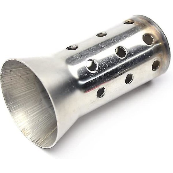 Avgasrörsram i rostfritt stål Universal Motorcykel Avgasljuddämpare (silver) (1 st)