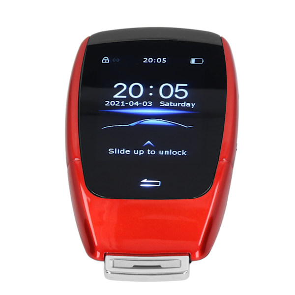 Universal TK900 LCD-pekskärm Smart Key Fjärrkontroll Nyckelfri ingång för Start Stop Engine-knapp Modeller Röd
