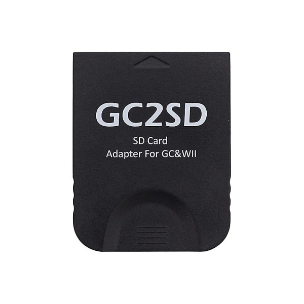 Gc2sd Sd-kortläsare Minneskortadapter för Nintendo Gamecube Wii black