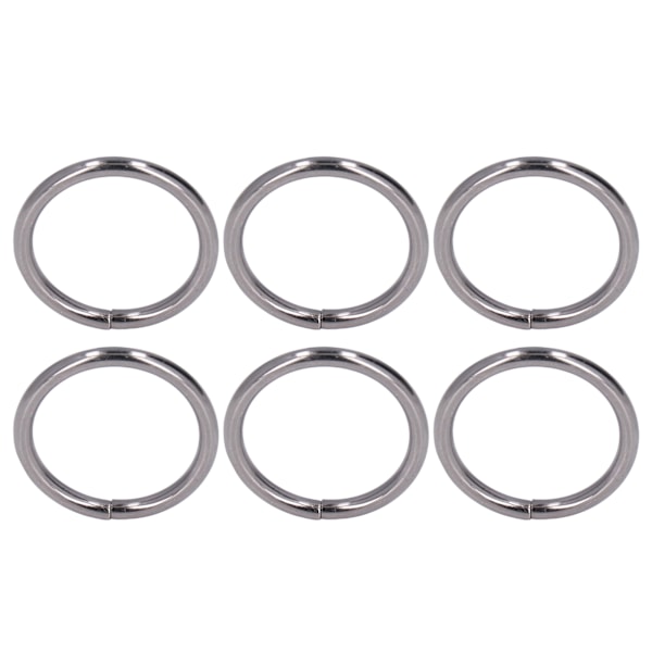 20 stk Metallringer 4x32mm Jern Solid Holdbar Multifunksjonell Utsøkt Metall O-ringer Grå