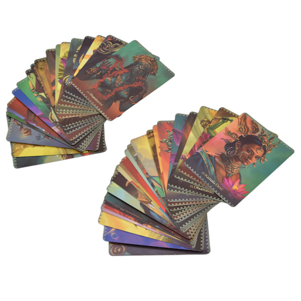 44 ark Tarotdäck gudinna mönster ödesspådom Tarotläsning spådomskort för nybörjare