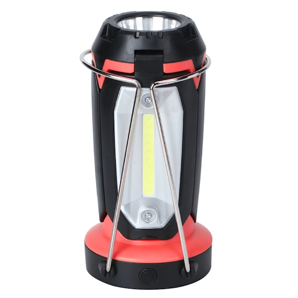 LED Campinglygte Multifunktion COB Bærbar LED-lommelygte Camp Lampe (rød)