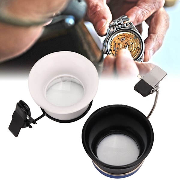 2st 5x 10x Titta på Loupe Jewelry Loupe Starfier Watch Reparation Förstoringsverktyg
