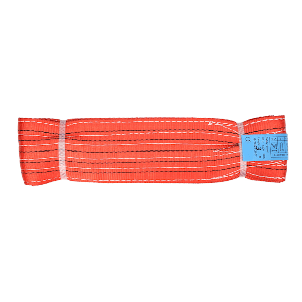 5T 3meters lyftsele Double Eye Sling Spänne Polyester platt lyftrem för industri