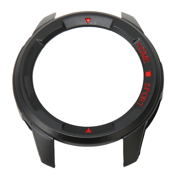 Urkasse Plast Bumper Case Stødsikker Hård Beskyttelsesdækning Ram Tilbehør Passer til X1 Smartwatch Sort og Rød