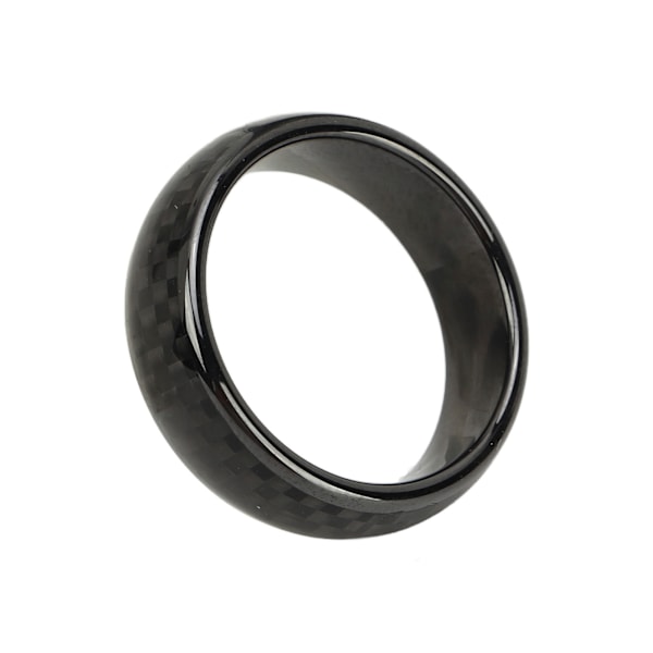Bilnøglering Keramisk Kulfiber Vandafvisende Smart Finger Ring Nøgleudskiftning til Tesla Model 3 Y X S 12 21,4 mm/0,84 tommer ID