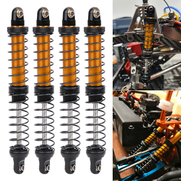 Oljefjädring Stötfjäder dämpare passform för Tamiya CC01 RC bilmodell tillbehör110mm
