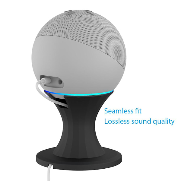 Stilful Skrivebordsstativ Bærbar Anti-Rul Plast Holder Støtte Kompatibel med Dot 4th Gen/Home Pod