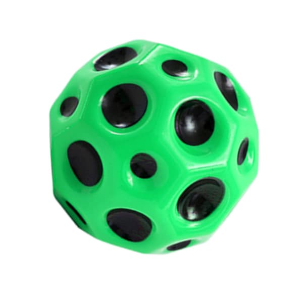Elastic Bouncing Space Ball Parent Child Interactive Hand Eye Coordination Sports Training Bouncing Foam Ball 66mm Green
