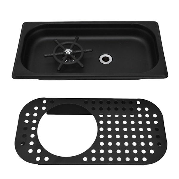 Automatisk kopvask hurtigskylning G1/2 kanderensning i rustfrit stål til Hotel Cafe HomeFC‑12‑2 Black S