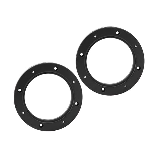 2 stk. 4-tommer bilstereo højttalere Ring Pad Sort Bil Modificering Udskiftning Universal