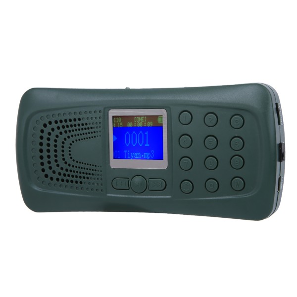 CP-387B Fågellockare för jakt med ljudspelare, ingen fjärrkontroll, med timer och ficklampa, EU 110~240V