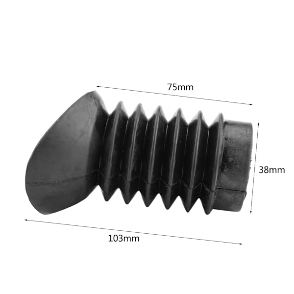 1st 38mm mjukt gummi Anti-slag skydd ögonskydd Jakttillbehör för kikarsikte