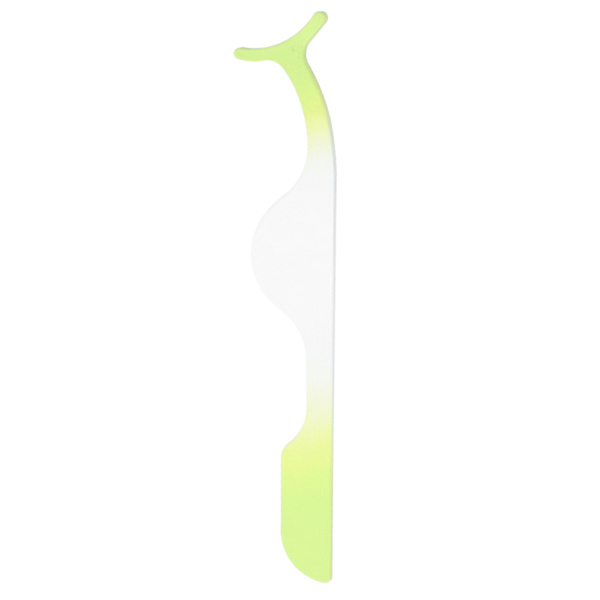 Rostfritt stål lösögonfransar Applikator Bärbar lösögonfransar Pincett Clip Makeup ToolGradient Green