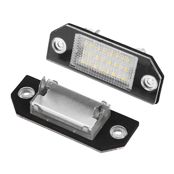 2 stk. 24 LED-perler nummerplade LED-lyslampe til Ford C MAX Focus MK2