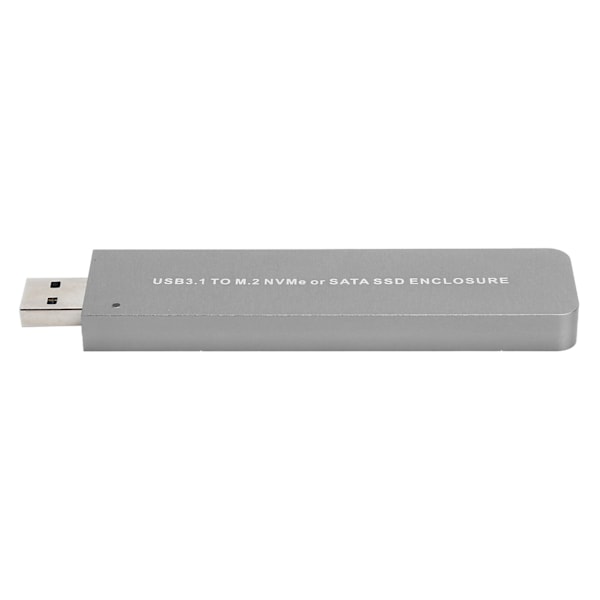 Kiintolevyboksi Alumiiniseos USB3.1 M.2 NVME/SATA SSD Kotelo Verkkosovitin LM-915