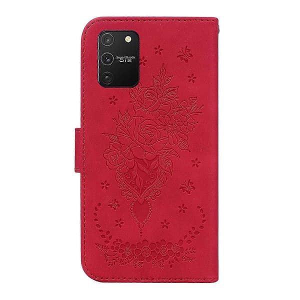 Läderfodral i Butterfly Rose Emed till Galaxy S10 Lite Red