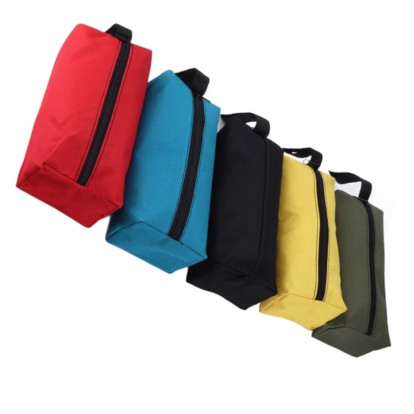 5 Pcs Zipper Tool Bag Multifunctional Small Tool Storage Bag Organizer with Hanging Loop for Men Women
