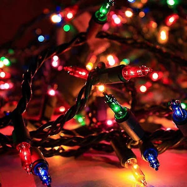 Mini julelyskæder, 50 LED-lyskæder med UL-certificering[LD] Blue