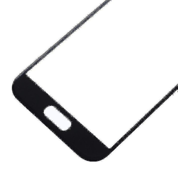 Lentille extérieure en verre de l'écran avant pour Galaxy A5 (2017) / A520 (noir)