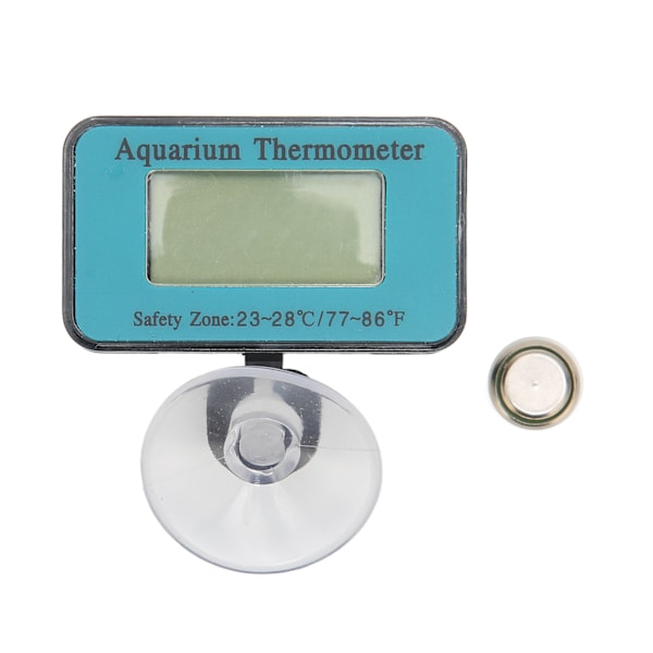 Digital LCD-termometer Vandafvisende Akvarietermometer med høj præcision med sugekop til dykning