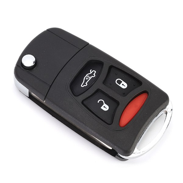 3 Panic Button Vikbar fjärrkontroll Flip Shell Key Fob Case Cover Passar för CHRYSLER 300 2005-2007