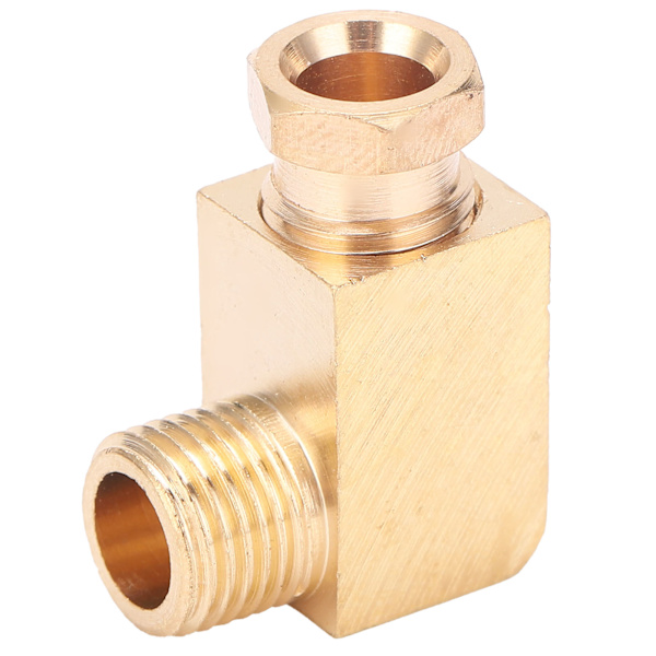 Oil Pipe Fitting Elbow Brass Rectangular Block Connector Adapter for Pipe Connection PL610
