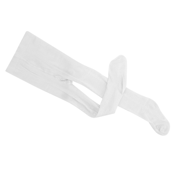 Babytights Leggings Bomull Mjuk Andas Varma strumpor Småbarn Strumpbyxor Halkfri (Vit)