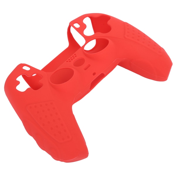 Matvarekvalitet Sklisikker Silikon Spillkonsollbeskyttelse Gamepad Håndtak Grep for PS5 Joystick (Rød)