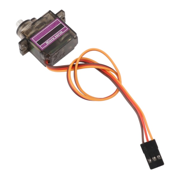 Mikroservo med dubbla kullager aluminiumväxlad styrservomotorsats Mini RC servo för RC flygplan Båtbilmodell