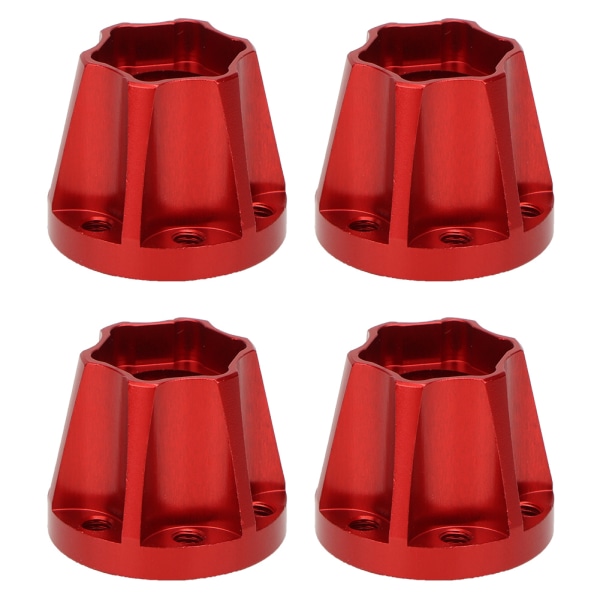 4 kpl Hex-navan sovittimen SCX10 VP RC-autolle 1,9/2,2 tuuman renkaille (18,4 mm)