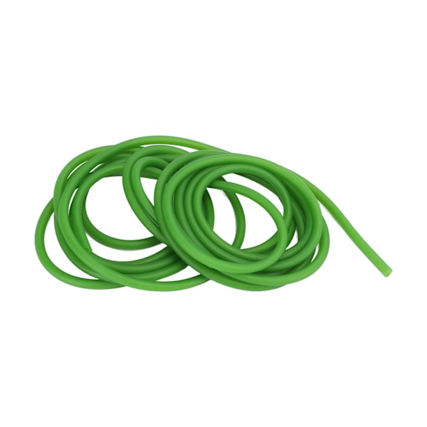 Q4070 5M Luonnonlateksikumiröör Stretch Elastinen putki Ulkoilma Metsästysvaihto NauhaFluoresoiva Vihreä