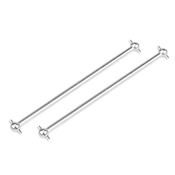 2 kpl 101 mm metalliset koiranjalan vetoakselit FS 53633 / 51805 / 51806 1/10 mittakaavan RC-autolle (hopea)