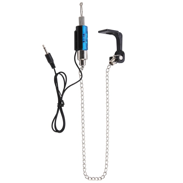 Fish Bite Alarm LED Illuminated Indicators Chain Hanger Fishing Tool Tackle Accessory Blue