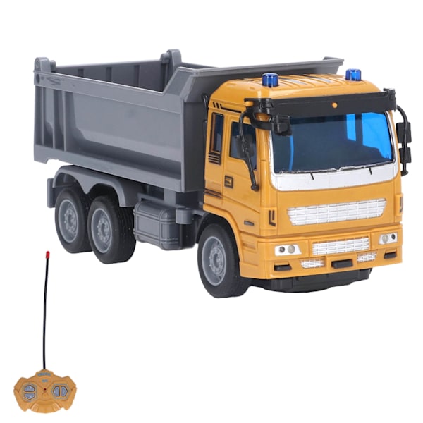 RC Tiptruck Simulering Stødsikker Sikker Stabil Multifunktionel RC Byggebil til over 3 år gammel