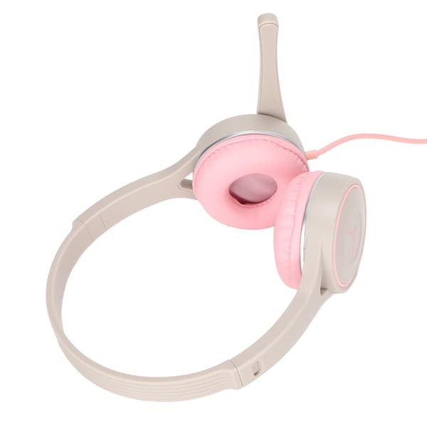 Børnefoldbart Headset 3,5 mm Ledningsforbundet Headset Stereo Headset til Online Undervisning Lyt til Musik