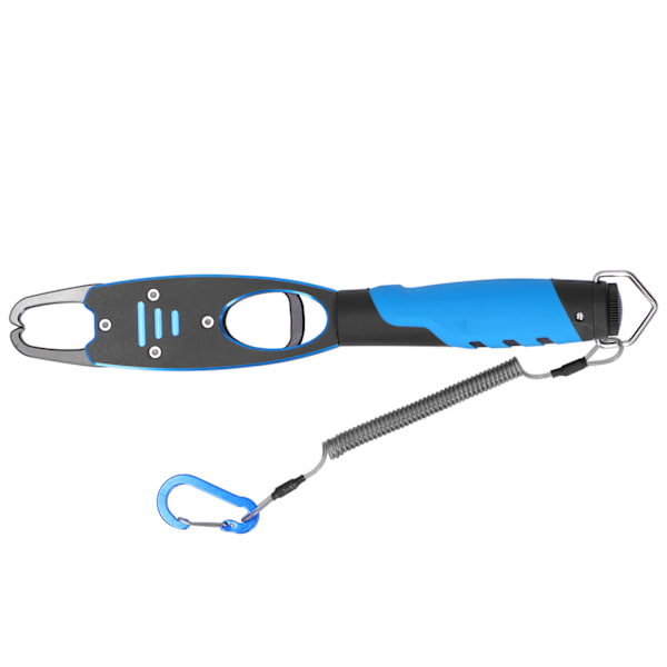Fiskkontrollenhet Fisketång Läppgripare Lure Clamp Space Aluminium med ScaleBlue