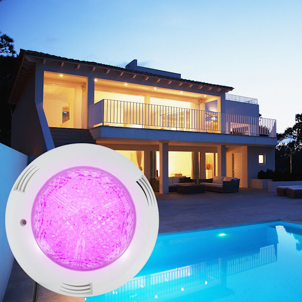 15W AC12V LED RGB undervattensljus IP68 Vattentät RGB poolbelysning med fjärrkontrollRGB