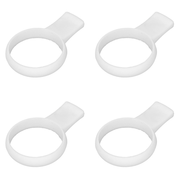 4ST Tennis Grip Trainer Apuväline Tennis Tennismaila Trainer Työkalu Ulkoilun Urheilukilpailuihin Valkoinen