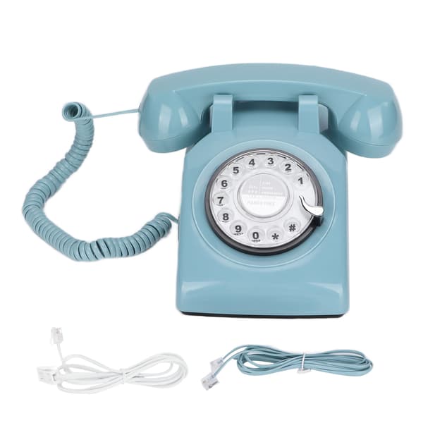Klassisk grønn Retro Roterende Skive fasttelefon