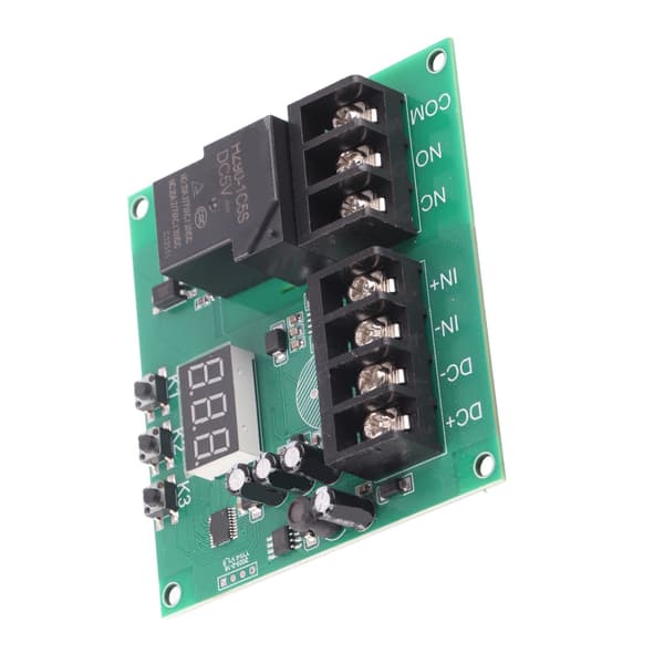 Strømdetekteringsmodul Digital Display Sensor Beskyttelseskort Detektor Switch DC 7‑30V